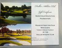 Dallas Athletic Club Round of golf for 4 & 1 Hr. of Instruction 202//157